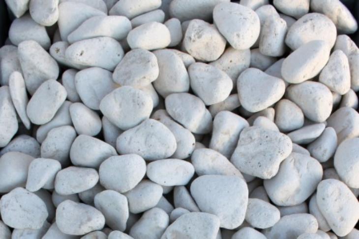 Белая галька галтовка (20-40 мм.)  купить в Белгороде от производителя, без посредников