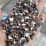 Kamenclub.ru: Мраморная крошка (щебень галтованный микс:белый-черный-розовый-медовый) фр.5-10 мм.  купить в Белгороде мрамор белый, медовый, черный, розовый мраморный галтованный щебень декоративный ландшафтный 15500 руб/т   фото КАМЕНЬ КЛУБ